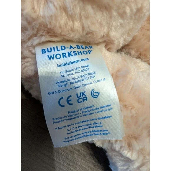 Build-A-Bear Tan Teddy Bear Plush 17” Classic Brown Stuffed Animal | B.A.B Paw - Picture 5 of 8